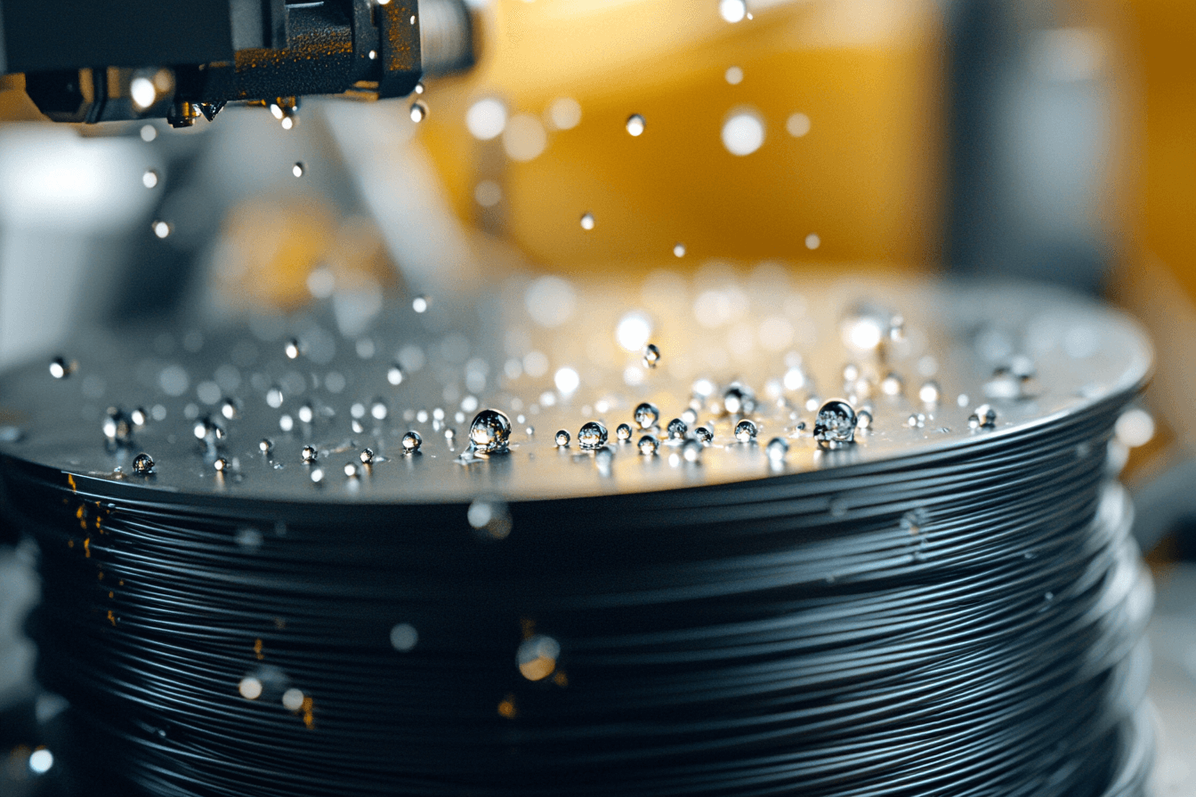 Infographic showing the three main factors affecting filament degradation